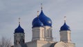 Orthodox church domes Royalty Free Stock Photo