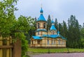 Orthodox Church Gethsemane Skete on Valaam Island - Karelia Russia Royalty Free Stock Photo