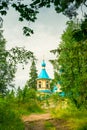 Orthodox Church Gethsemane Skete on Valaam Island Royalty Free Stock Photo