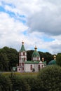 Orthodox church with gilded dome