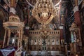 Orthodox Church in Greece view from inside