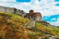 The orthodox church of holy Trinity at Kala fortless over Berat on Albania