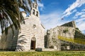 Orthodox Church of the Holy Trinity in the old town of Budva Royalty Free Stock Photo