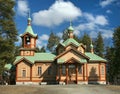 Orthodox church Joensuu Finland Royalty Free Stock Photo