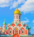 Orthodox church Kazan Cathedral on Red Square in Moscow