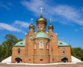 Orthodox Church. Landmark of the city of Barnaul.