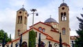 Orthodox church Mitropolitikos Naos Agias Triados in Ptolemaida city in Greece