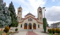 Orthodox church Mitropolitikos Naos Agias Triados in Ptolemaida city in Greece