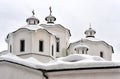 Orthodox church and monastery Royalty Free Stock Photo