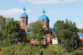 Orthodox Church of Nativity Virgin. Rozhdestveno, Russia,