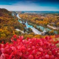 Orthodox church near the river in Svyatogorsk Royalty Free Stock Photo