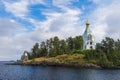 Orthodox Church Nikolsky Skete on Valaam Island - Karelia Russia Royalty Free Stock Photo