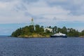 Orthodox Church Nikolsky Skete on Valaam Island - Karelia Russia Royalty Free Stock Photo