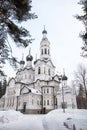 Orthodox church in Zelenogorsk Town near St Petersburg. Russia Royalty Free Stock Photo