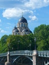 Orthodox Church of Our Lady of the Sign in Vilnius, Lithuania Royalty Free Stock Photo