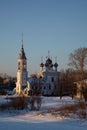 Church of Presentation of Jesus at the Temple in winter, Vologda, Russia