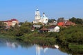 Orthodox church on the Pyshma river