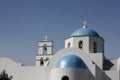 Orthodox church Santorini Royalty Free Stock Photo