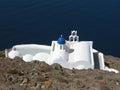 Orthodox Church in Santorini Royalty Free Stock Photo