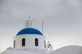 The orthodox church in Santorini