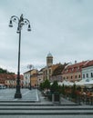 Orthodox church in Sfatului; Council; square of Brasov. Royalty Free Stock Photo