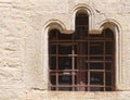 Orthodox church simple decorated window