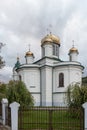 Orthodox church of St. Alexander Nevsky - an Orthodox parish church in Sokolka Royalty Free Stock Photo