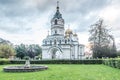 Orthodox church of St. Alexander Nevsky - an Orthodox parish church in Sokolka Royalty Free Stock Photo