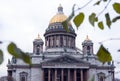 St. Isaac`s Cathedral in St. Petersburg Royalty Free Stock Photo