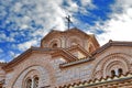 Orthodox Church St. Pantelejmon - Plaoshnik in Ohrid, Macedonia Royalty Free Stock Photo