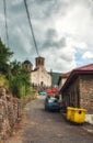 An rural orthodox church in a small village