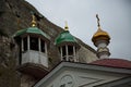 Orthodox temple in a cave monastery.