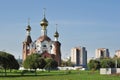 Orthodox Church under construction Royalty Free Stock Photo