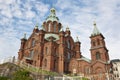 Orthodox church of Uspensky. Helsinki city center. Finland heritage