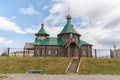 Orthodox church in Yuzhno-Kurilsk, Sakhalin Oblast, Russia Royalty Free Stock Photo