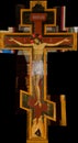 Orthodox cross. Calvary. Crucifixion of Jesus Christ