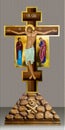 Orthodox cross. Calvary. Crucifixion of Jesus Christ