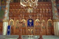 Orthodox curch inside Royalty Free Stock Photo