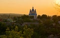 An Orthodox Curch at Sunset