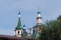 Orthodox dome Church in the city of Irkutsk Royalty Free Stock Photo