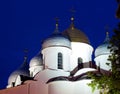 Orthodox dome cupols Royalty Free Stock Photo