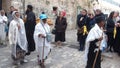 Orthodox Ethiopian Christians mark Good Friday in Jerusalem and carry wooden crosses in a procession along the Via Dolorosa.