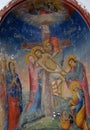 Orthodox fresco of Jesus Royalty Free Stock Photo