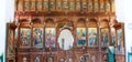 Orthodox frescoes in Macedoinia.Religious theme Royalty Free Stock Photo