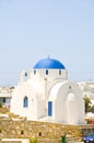 Orthodox greek island church anti paros cyclades Royalty Free Stock Photo