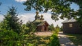 Orthodox hermitage in Odrynki, Podlaskie, Poland Royalty Free Stock Photo