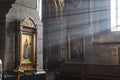 Orthodox Holy Transfiguration Cathedral inside. Zhytomyr Zhito