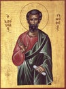 Orthodox icon of the Byzantine style Saint Apostle Timothy