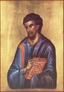 Orthodox icon of St. Luke Royalty Free Stock Photo