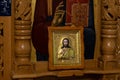 Orthodox Icon on Iconostasis Royalty Free Stock Photo